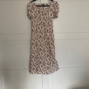 Shein summer dress with puff sleeve